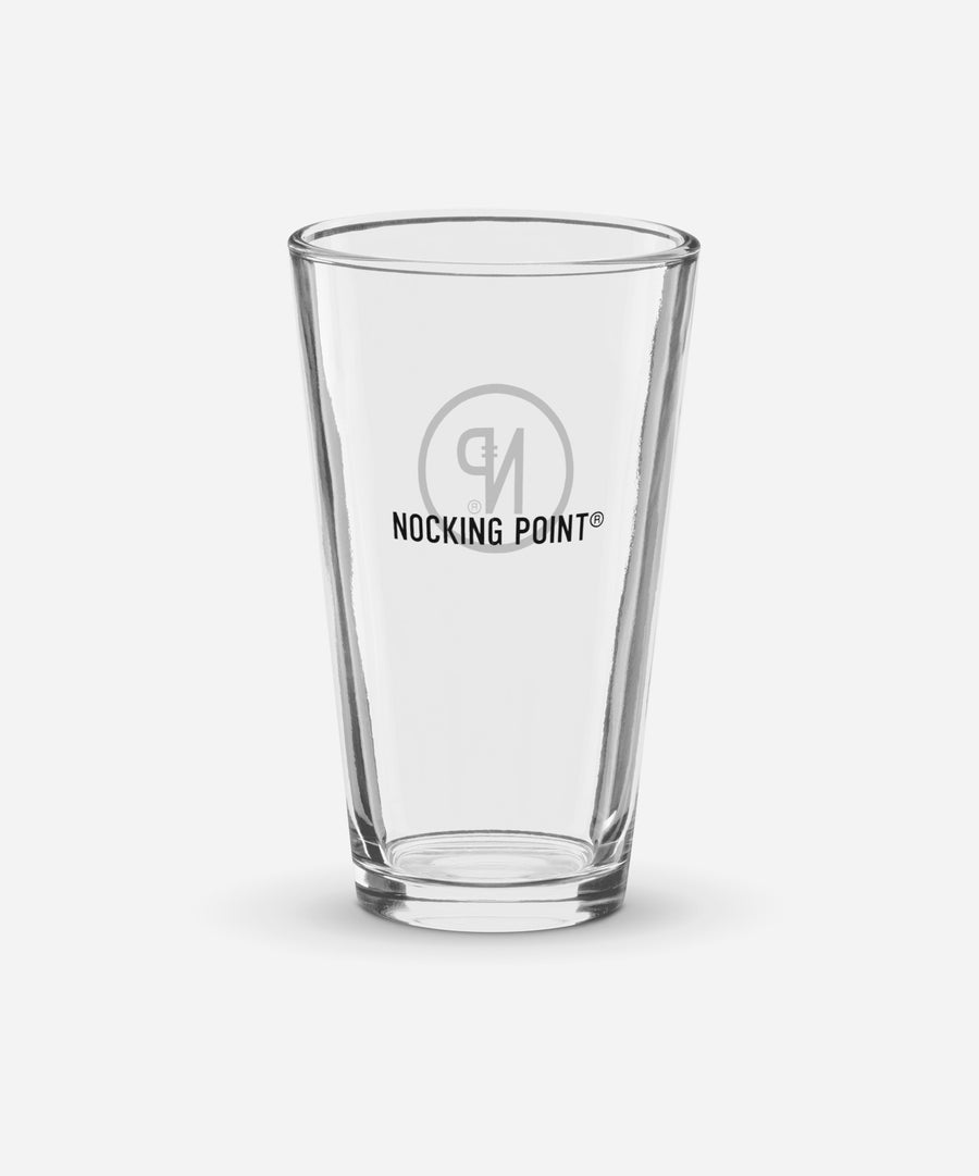 Shaker Pint Glass: Black Logo