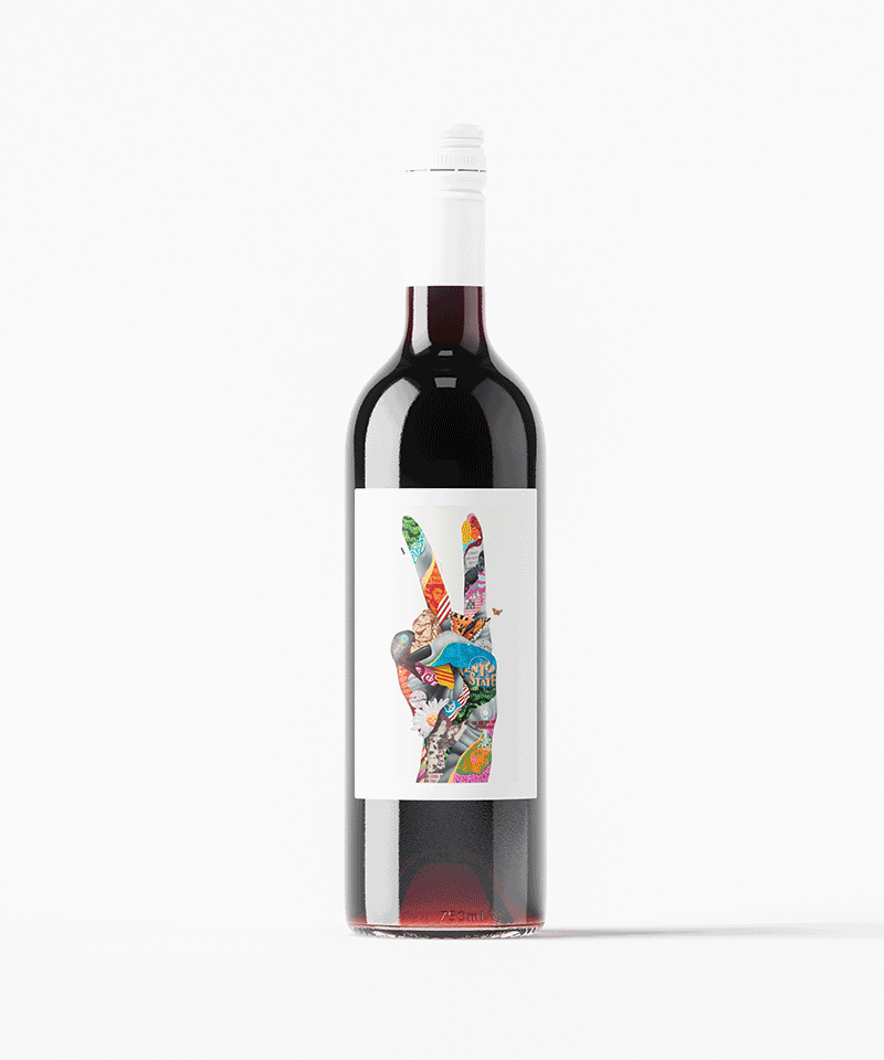 "Uprise" Red Blend by Tristan Eaton